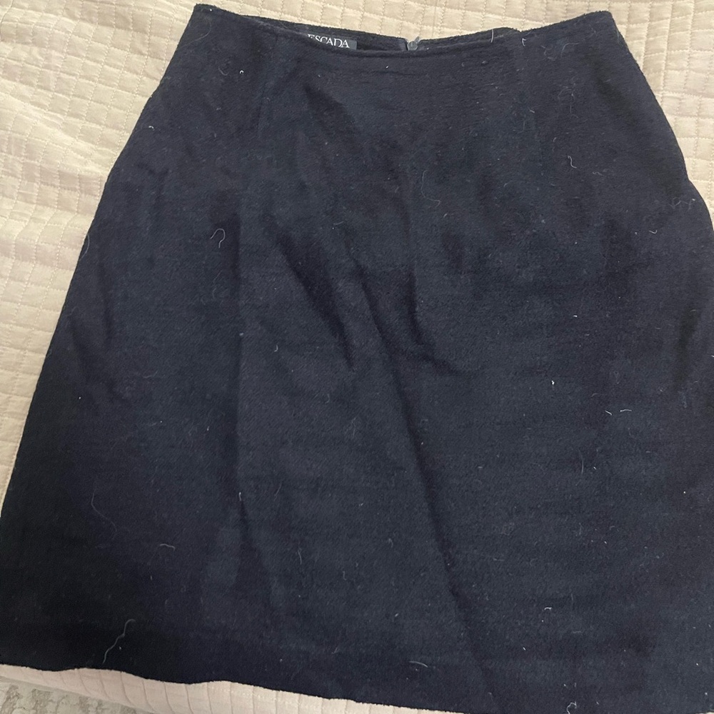 Escada wool pencil skirt in black